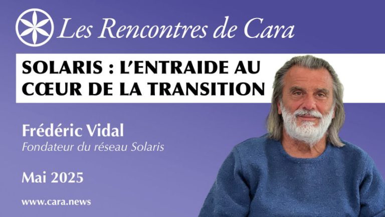Frédéric Vidal: Solaris, l’entraide au cœur de la transition