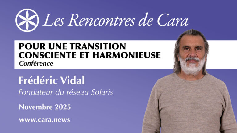 Frédéric Vidal: Pour une transition consciente et harmonieuse
